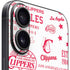 NBA Los Angeles Clippers Blast Logos iPhone 16 Plus Skin